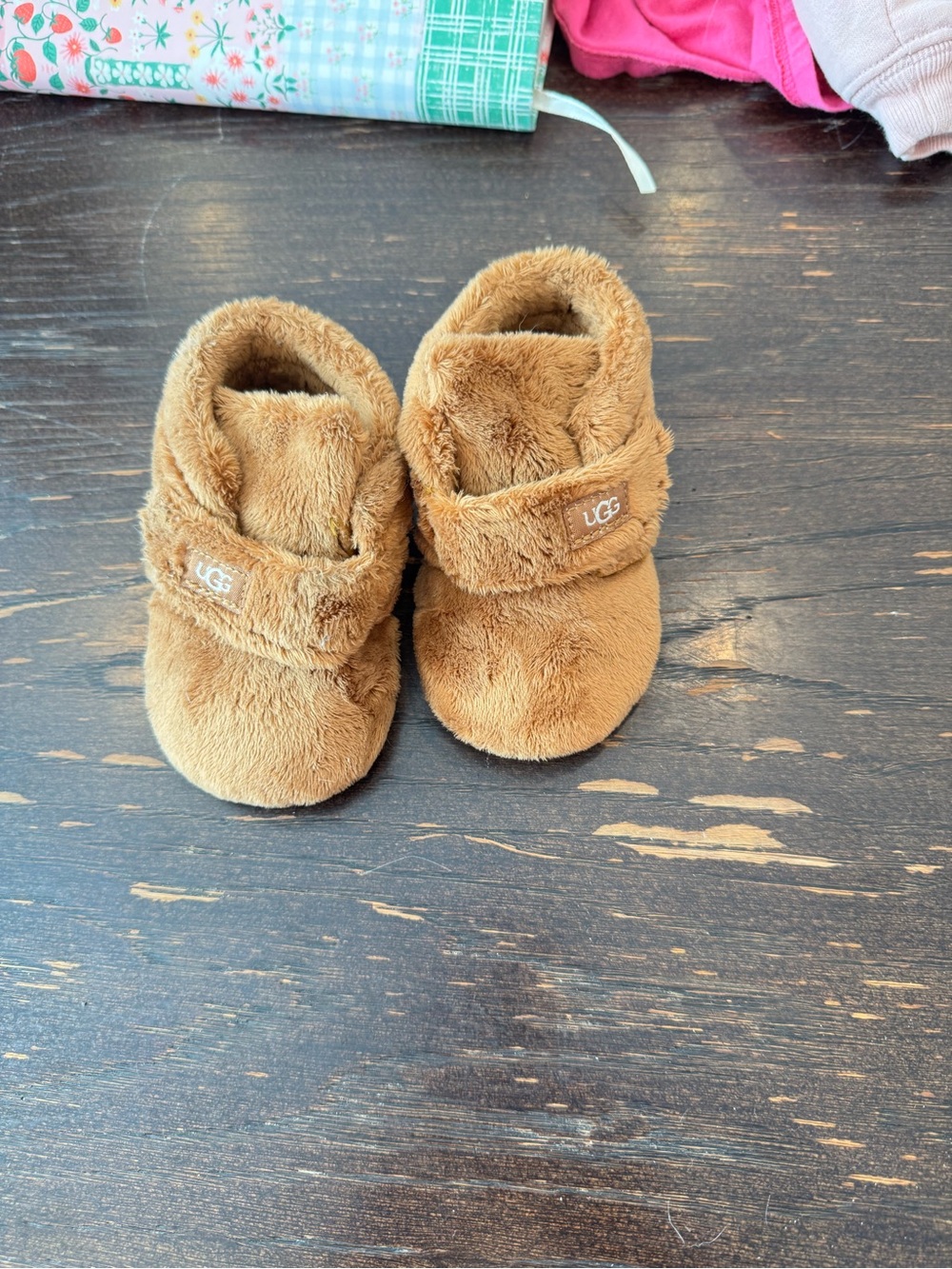 UGG Baby Chestnut Moccasin Booties